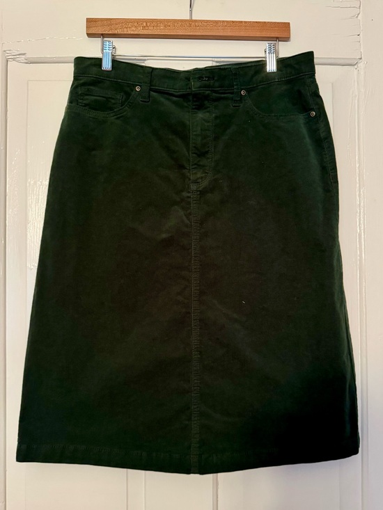 St. John's Bay Dresses & Skirts - St. John's Bay Dark Green Midi A-Line Skirt